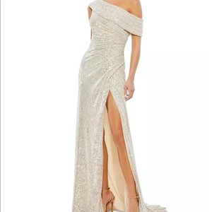 Sequin One Shoulder Dress